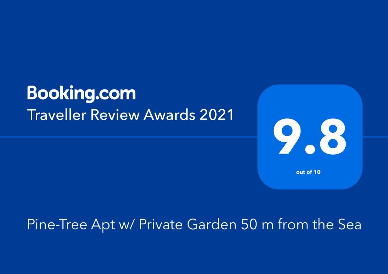 Pine-Tree Apt W/ Private Garden 50 M From The Sea Golem  Exterior photo